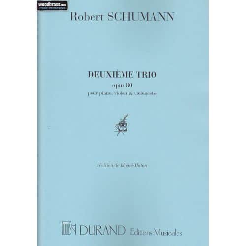 DURAND SCHUMANN - TRIO OP 80 N 2 - VIOLON/VIOLONCELLE/PIANO