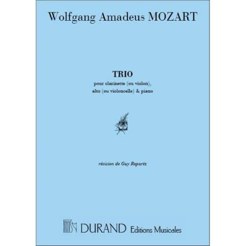 MOZART W.A. - TRIO KV 498 - PIANO, CLARINETTE ET ALTO