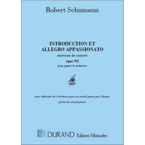 SCHUMANN - INTRODUCTION & ALLEGRO APPASSIONATO VOL.2 - PIANO