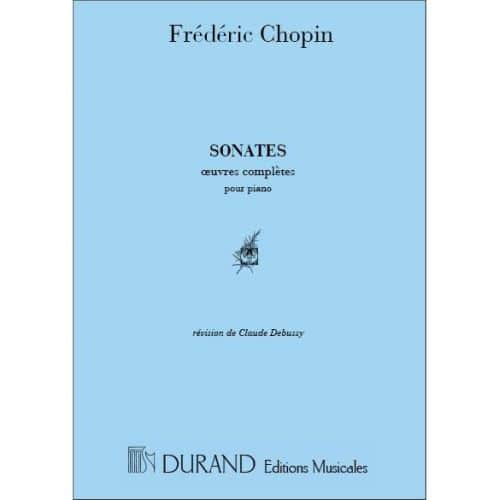 CHOPIN F. - SONATES INTEGRALES - PIANO