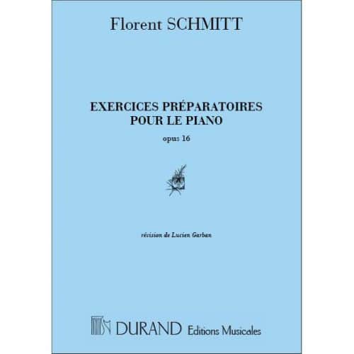 SCHMITT - EXERCICES PREPARATOIRES OP 16 - PIANO