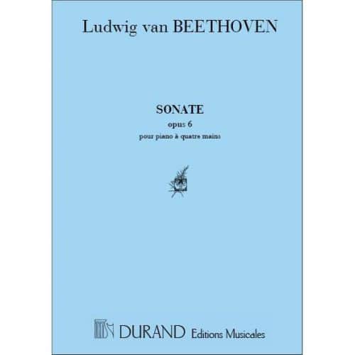BEETHOVEN L.V. - SONATE OP 6 - PIANO 4 MAINS