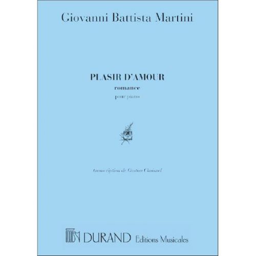 MARTINI - PLAISIR D'AMOUR - PIANO
