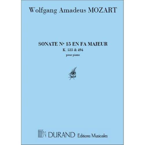 MOZART W.A. - INTEGRALE DES SONATES N. 15, K. 533 & 494 - PIANO