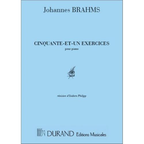 BRAHMS J. - 51 EXERCICES - PIANO