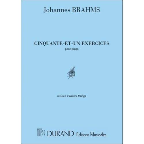 DURAND BRAHMS J. - 51 EXERCICES - PIANO