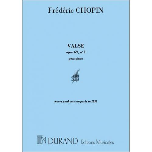 CHOPIN F. - VALSE OP 69 N 1 - PIANO
