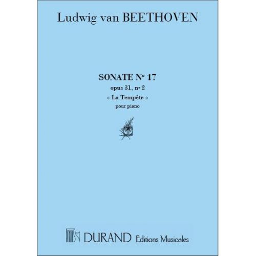 BEETHOVEN L.V. - SONATE EN RE MINEUR OP 31 N 2 N 17 - PIANO
