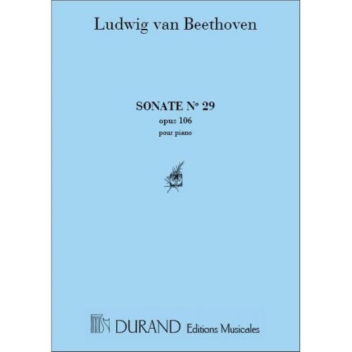 BEETHOVEN L.V. - SONATE EN SI B MAJEUR OP 106 N 29 - PIANO