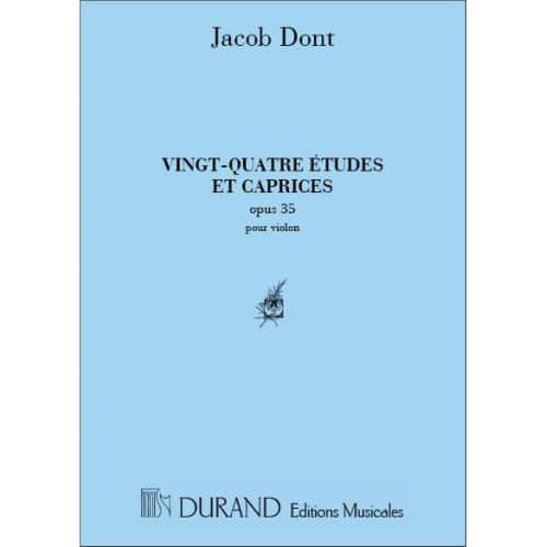 DONT - 24 ETUDES & CAPRICES - VIOLON