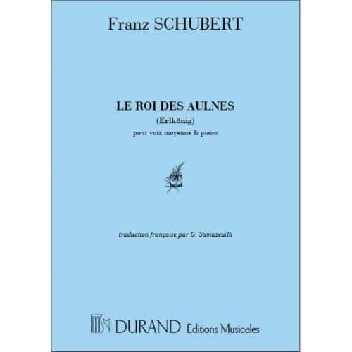 SCHUBERT - ROI DES AULNES - VOIX MOYENNE ET PIANO
