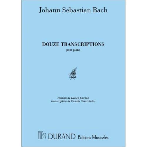 BACH J.S. - 12 TRANSCRIPTIONS - PIANO