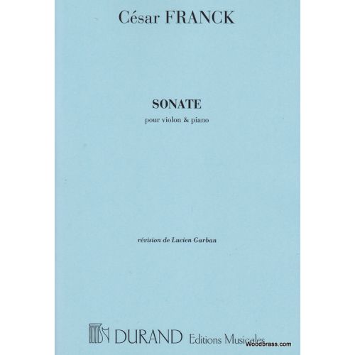 FRANCK C. - SONATE - VIOLON ET PIANO
