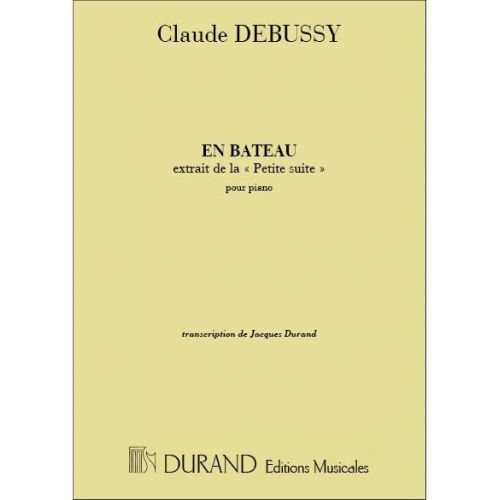 DEBUSSY - EN BATEAU - PIANO