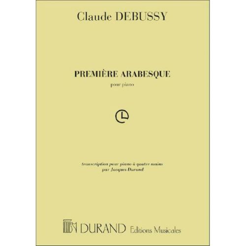DEBUSSY - PREMIERE ARABESQUE - PIANO 4 MAINS