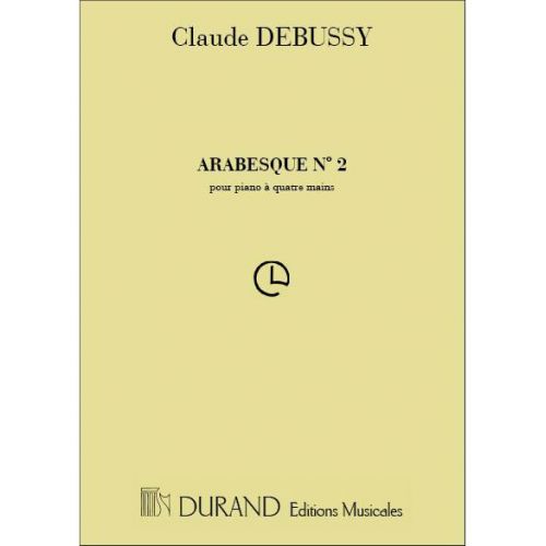 DEBUSSY C. - ARABESQUE N 2 - PIANO 4 MAINS