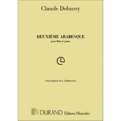 DEBUSSY CLAUDE - DEUXIEME ARABESQUE - FLUTE & PIANO