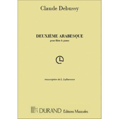 DEBUSSY CLAUDE - DEUXIEME ARABESQUE - FLUTE & PIANO