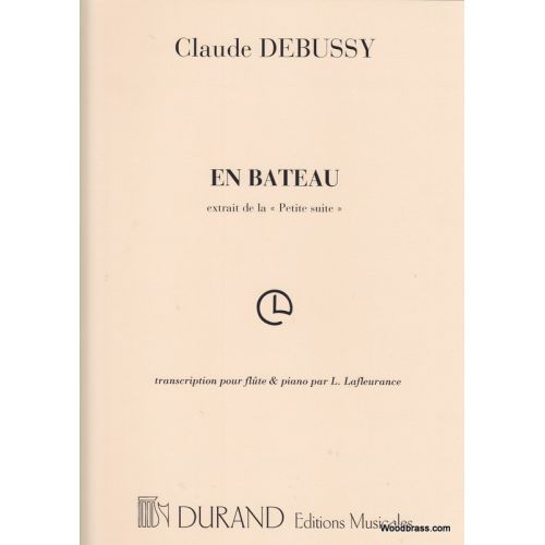 DURAND DEBUSSY CLAUDE - EN BATEAU - FLUTE ET PIANO