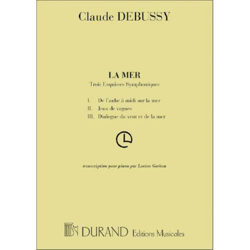 DURAND DEBUSSY - LA MER - PIANO