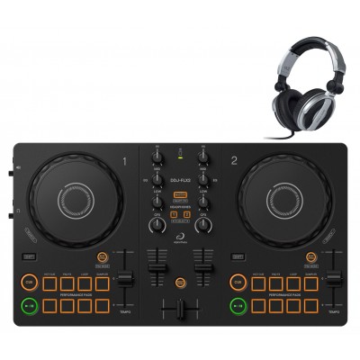 Pioneer DJ DDJ-FLX2 + HPDJ-500