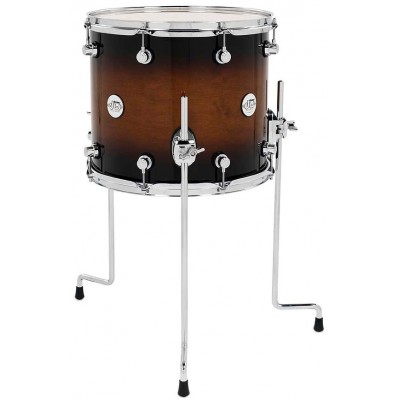 DW DRUM WORKSHOP FLOOR TOM DESIGN 14X12" TOBACCO FADE 