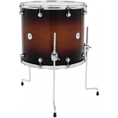 DW DRUM WORKSHOP Tom Basse 18X16 Design Tobacco Fade