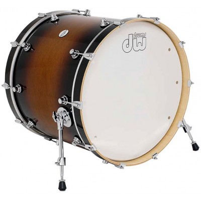 DW DRUM WORKSHOP 22X18 Design Tobacco Burst