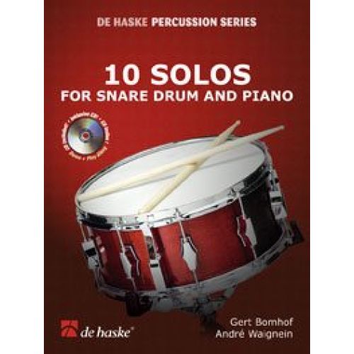 BOMHOF G. - 10 SOLOS FOR SNARE DRUM - CAISSE CLAIRE