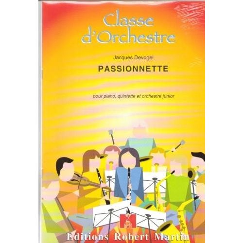 DEVOGEL J. - PASSIONNETTE, PIANO SOLO