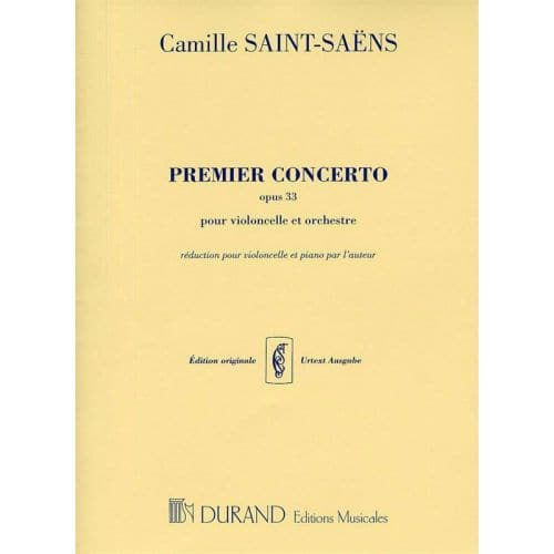 SAINT SAENS C. - PREMIER CONCERTO OPUS 33 - VIOLONCELLE ET ORCHESTRE