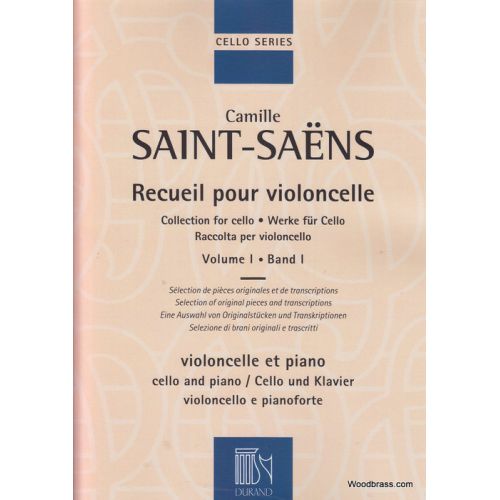 SAINT-saens - Recueil Pour Violoncelle Vol.1