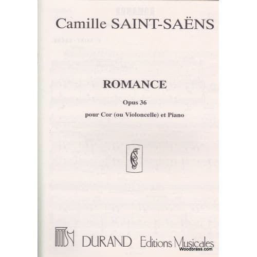 SAINT SAENS C. - ROMANCE OP 36 - COR