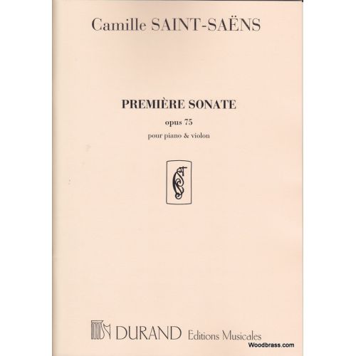 SAINT SAENS C. - SONATE N 1 OP 75 - VIOLON ET PIANO