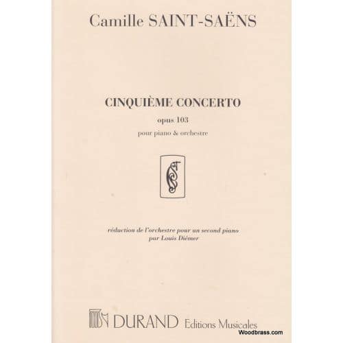 SAINT-SAENS - CONCERTO N 5 OP 103 - PIANO ET ORCHESTRE