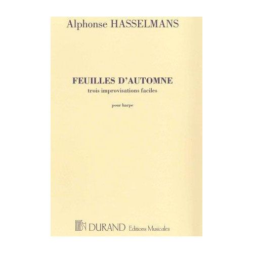 HASSELMANS A. - FEUILLES D'AUTOMNE - HARPE