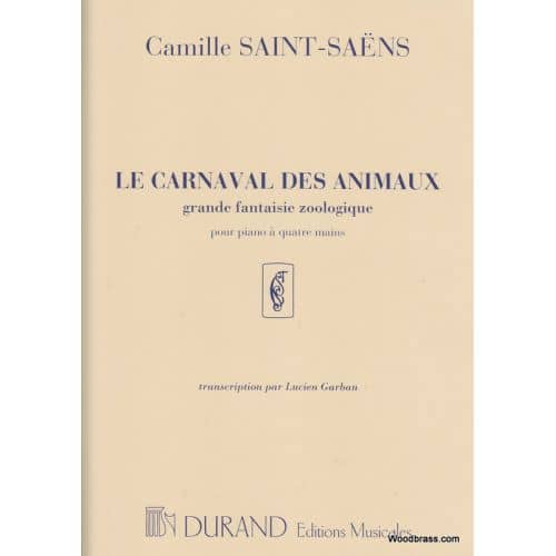 SAINT SAENS C. - CARNAVAL ANIMAUX - PIANO 4 MAINS