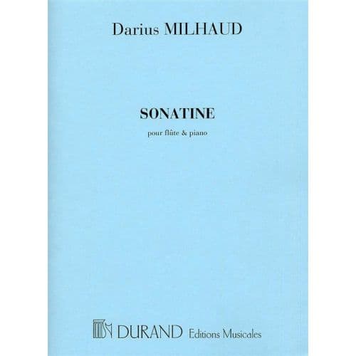 MILHAUD - SONATINE - FLUTE ET PIANO