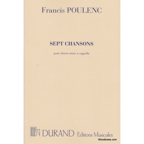POULENC F. - SEPT CHANSONS - CHOEUR