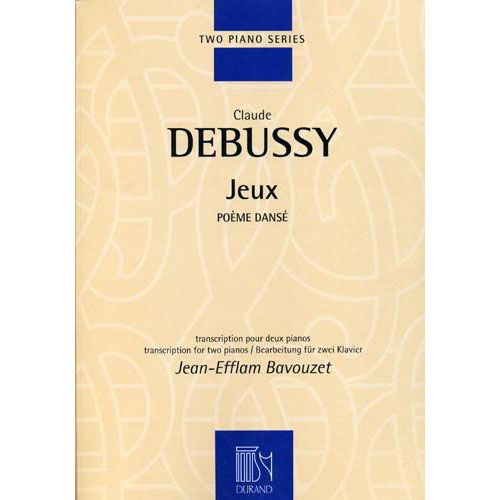DEBUSSY C. - JEUX, POEME DANSE - 2 PIANOS