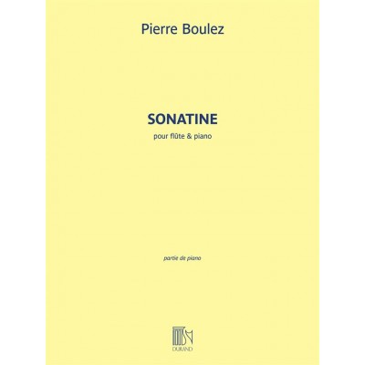 DURAND Boulez Pierre - Sonatine - Flute & Piano