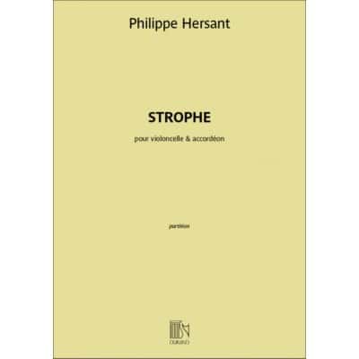 DURAND HERSANT PHILIPPE - STROPHE - VIOLONCELLE & ACCORDEON