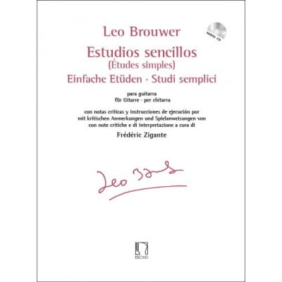 EDITION MAX ESCHIG BROUWER LEO - ÉTUDES SIMPLES
