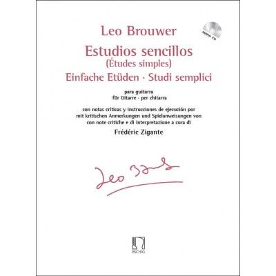 EDITION MAX ESCHIG Brouwer Leo - Études Simples