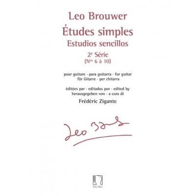 DURAND Brouwer Leo - Etudes Simples - Estudios Sencillos (serie 2)- Guitare