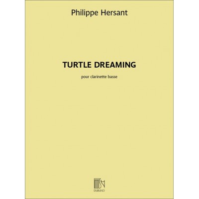 DURAND Hersant Philippe - Turtle - Clarinette Basse
