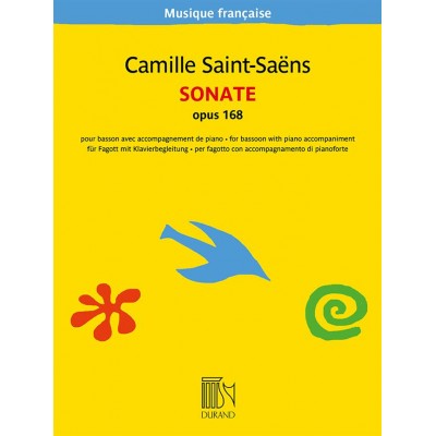 DURAND SAINT-saens Camille - Sonate Pour Basson Op.168