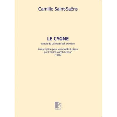 SAINT-SANS CMAILLE - LE CYGNE - VIOLONCELLE and PIANO
