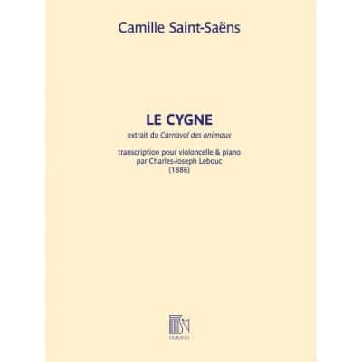 SAINT-SAËNS CMAILLE - LE CYGNE - VIOLONCELLE & PIANO