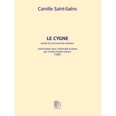 DURAND SAINT-saëns Cmaille - Le Cygne - Violoncelle & Piano